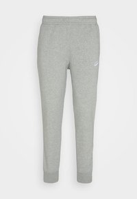CLUB JGGR - Tracksuit bottoms - dark grey heather/matte silver/white
