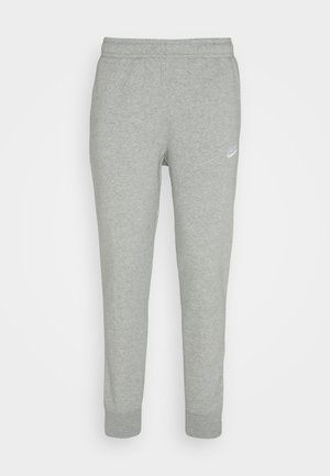 Nike Sportswear CLUB JGGR - Tracksuit bottoms - dark grey heather/matte silver/white