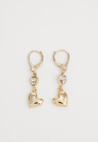 HEART DROP - Øredobber - gold-coloured