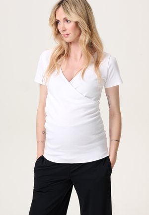 STILL  SANSON - T-shirt print - optical white