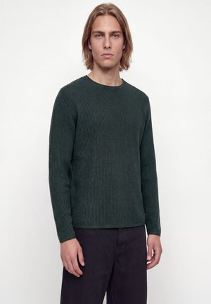 Jack & Jones PREMIUM KNITTED PULLOVER PLAIN KNITTED PULLOVER - Pullover - scarab