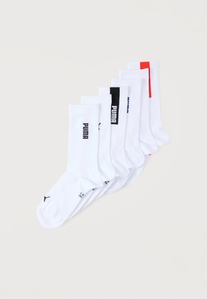 LOGO CREW SOCK 6 PACK UNISEX - Sportsocken - white/coloured logo