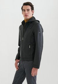 Pierre Cardin Jacka i konstläder - schwarz