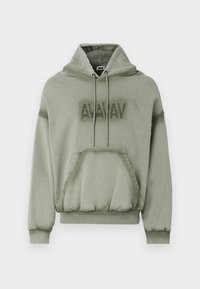 CUT HOODIE UNISEX - Sweatshirt - green