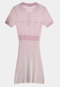 Guess PRÄGESTREIFEN - Abito in maglia - rose