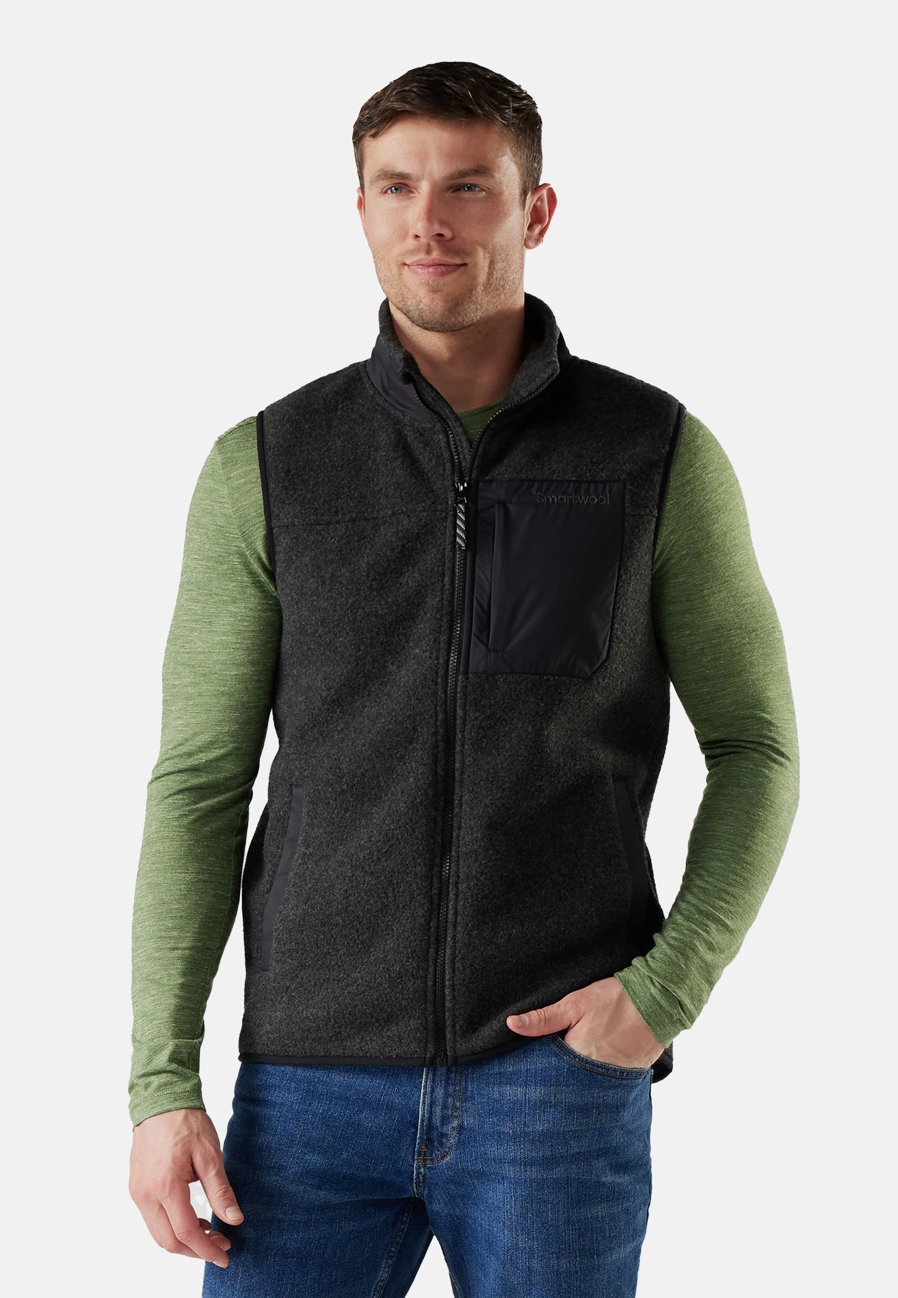 Smartwool Waistcoat charcoal/anthracite