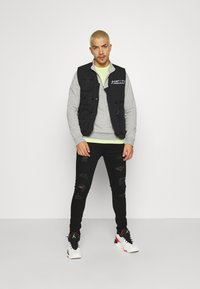 Only & Sons ONSCERES LIFE HALF ZIP - Camisola - light grey melange