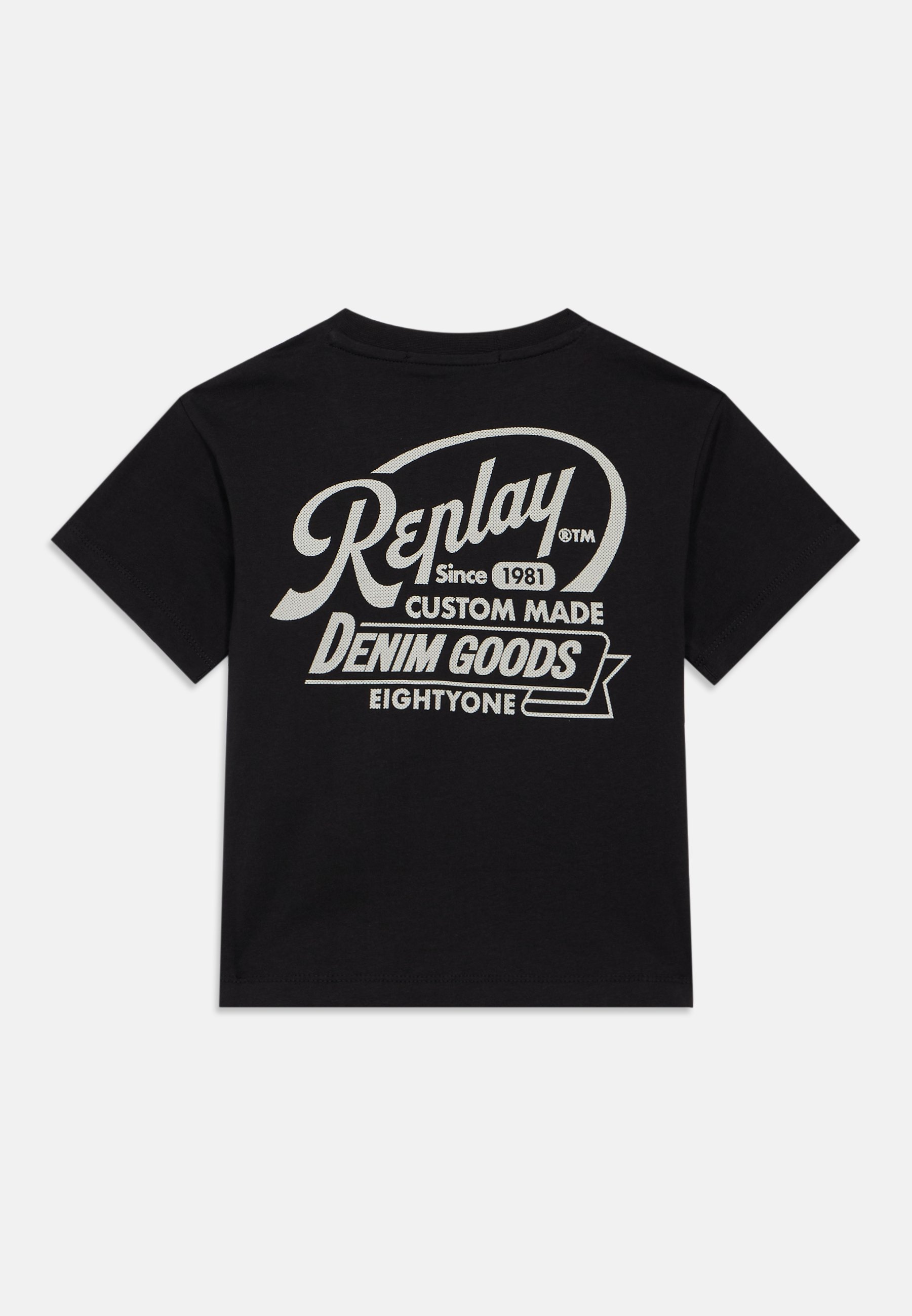 Replay Print T-shirt - black - Zalando.co.uk