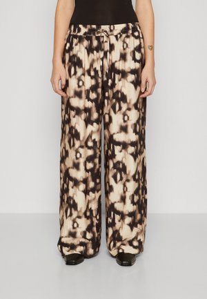 Samsøe Samsøe SAHELENA TROUSERS - Trousers - beige/black