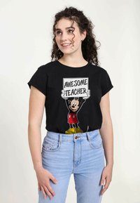 Henry Tiger MICKEY CLASSIC MICKEY AWESOME TEACHER - T-shirts print - black