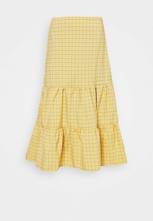 PARADISO SKIRT - A-line skirt - yellow check