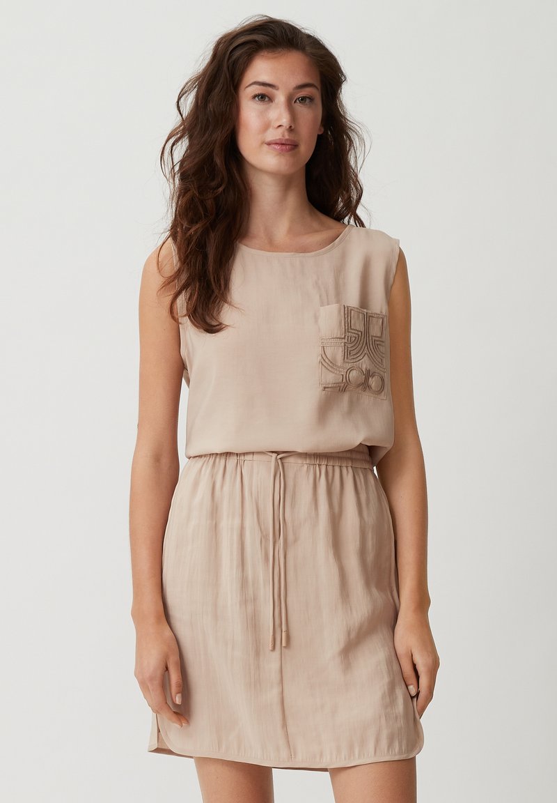 comma casual identity Blouse - sandfarben