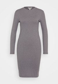 VMLAVENDER O NECK DRESS - Jerseyklänning - medium grey melange