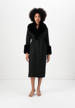 OVERCOAT - Cappotto classico - sale pepe nero/silver coloured