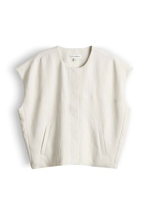 OPUS PANTS, RELAXED FIT CRINKLE LOOK - Veste sans manches - natural glaze