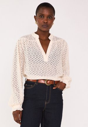 DANIELA BL BRODERIE - Blouse - creme