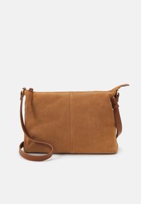 LEATHER - Cross body bag - cognac