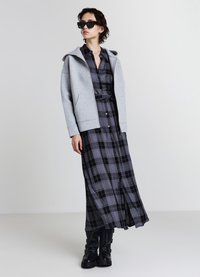 Calliope CON CAPPUCCIO - Felpa con zip - grigio medio melange