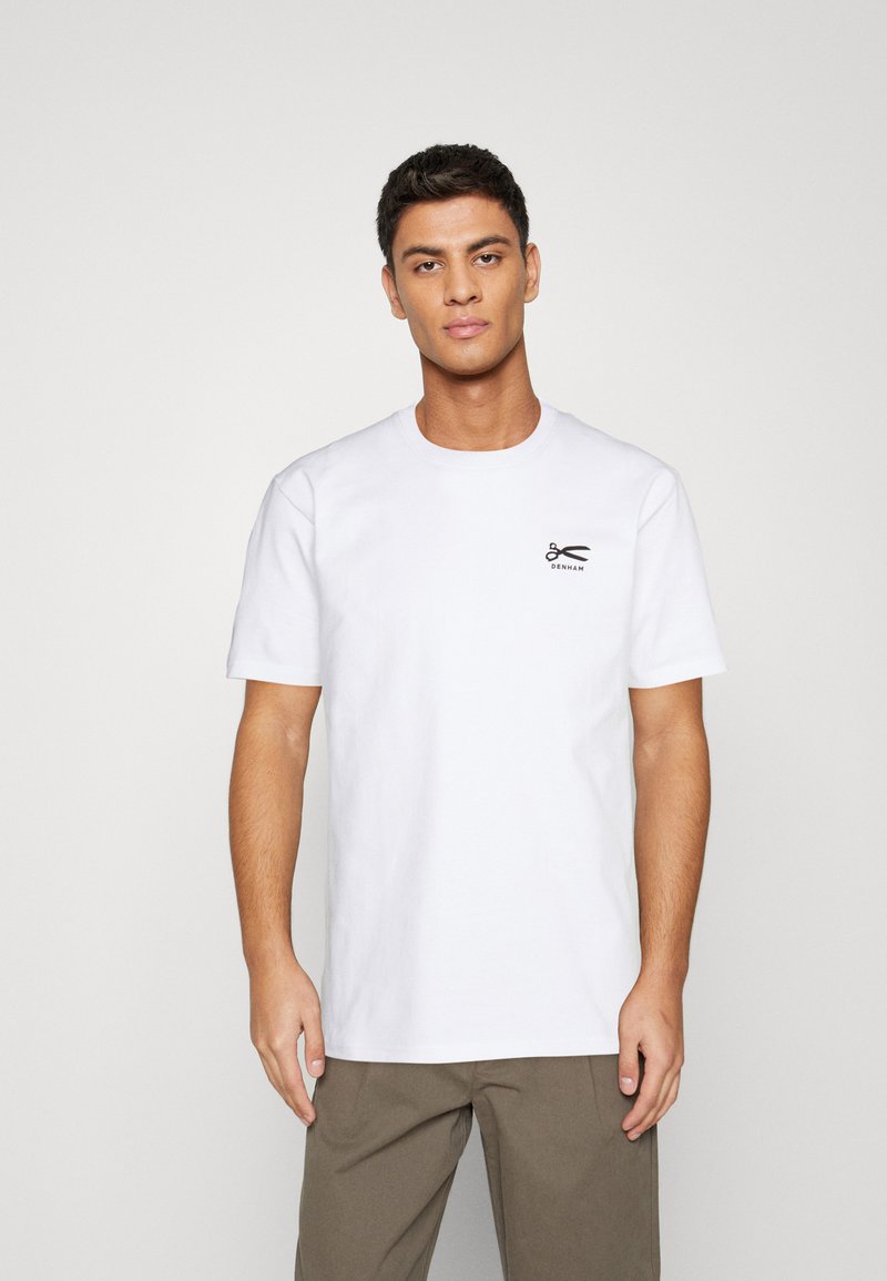 Denham TUBE TEE TShirt print white/weiß Zalando.de