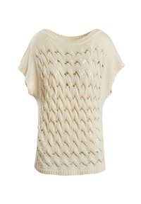 T-shirt imprimé - bianco seta