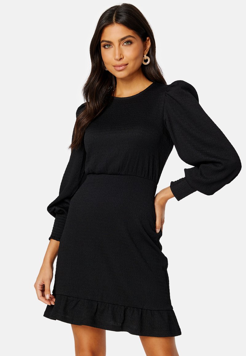 Bubbleroom PUFF SLEEVE DRESS - Robe de jour - black