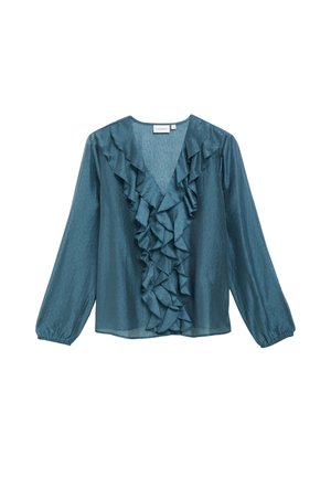 comma, BLUSE - Blouse - petrol
