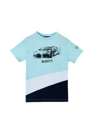 Print T-shirt - blue glow