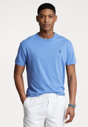 CUSTOM SLIM FIT JERSEY CREWNECK T-SHIRT - Pamata T-krekls - harbor island blue