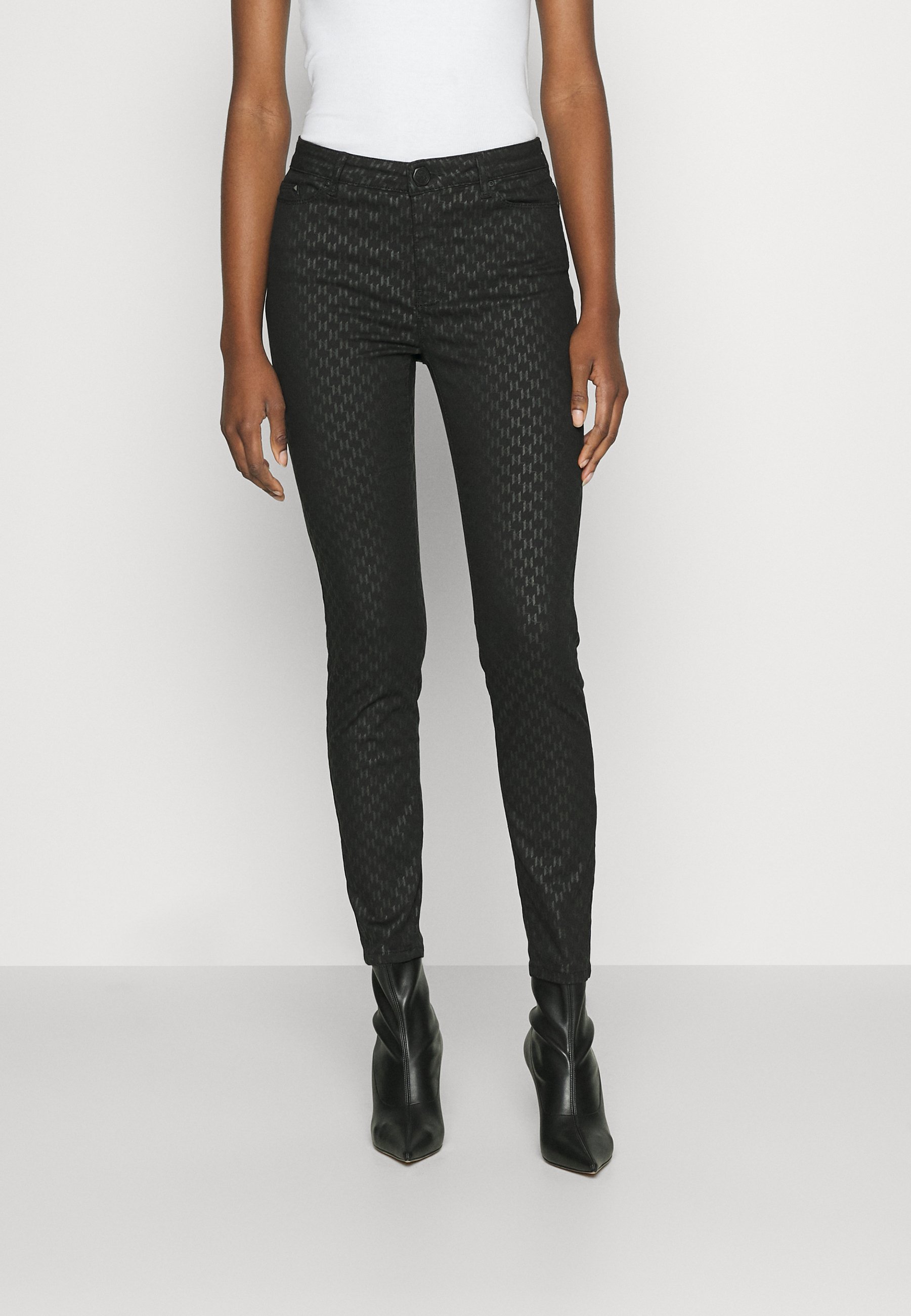 KARL LAGERFELD JEANS Skinny Leg Für Herren – Blauer Stretch-Denim Mit Marken-Stickerei