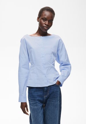 InWear, SIGGAIW FITTED SHIRT - Μπλούζα - brunnera blue