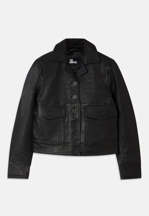 CUIR - Lederjacke - black