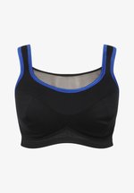 Ulla Popken Bustier in confezione doppia con cuori/tinta unita e scollo Ulla Popken Bustier in confezione doppia con cuori/tinta unita e scollo