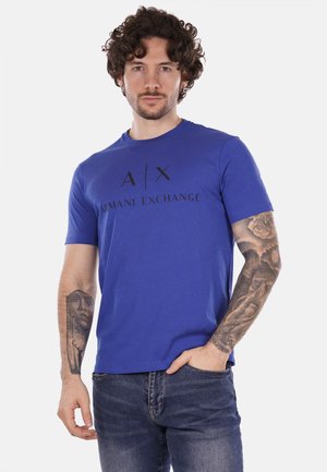 T-shirt con stampa - blu