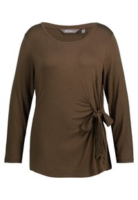 Ulla Popken Maglietta a manica lunga - dark brown