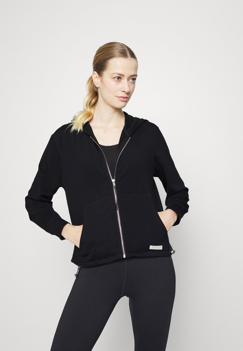 Damen Sportbekleidung | Björn Borg SOFT HOOD Sweatjacke black beauty/schwarz - PT31936 Damen Sportbekleidung | Björn Borg SOFT HOOD Sweatjacke black beauty/schwarz - PT31936