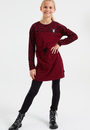 Robe de jour - burgundy red