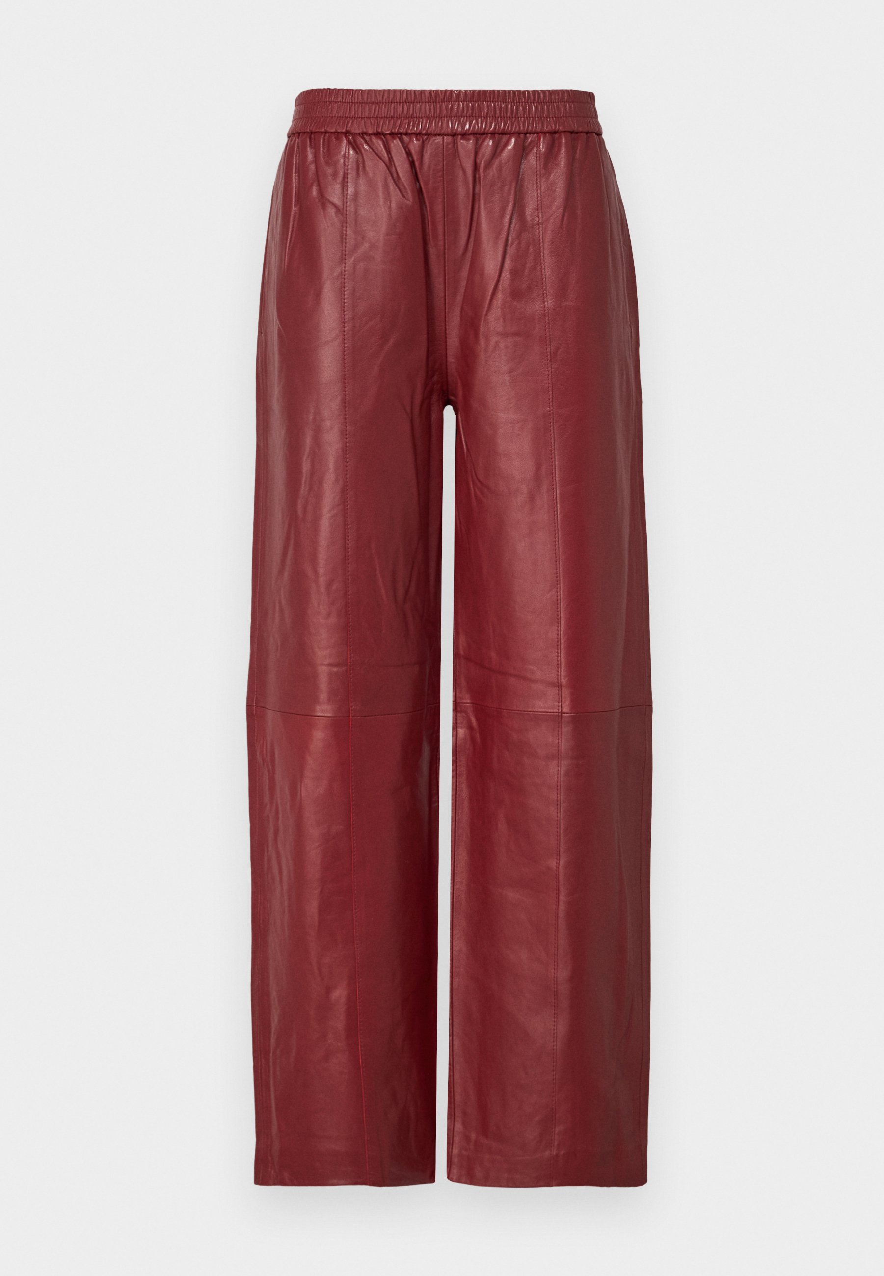 2nd Day JIMMY - Leather trousers - black - Zalando.co.uk