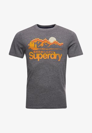 T-Shirt print - grey grit
