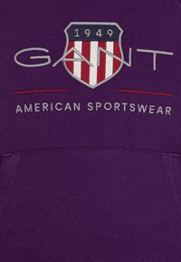 GANT ARCHIVE SHIELD HOODIE UNISEX - Felpa con cappuccio - pansy purple