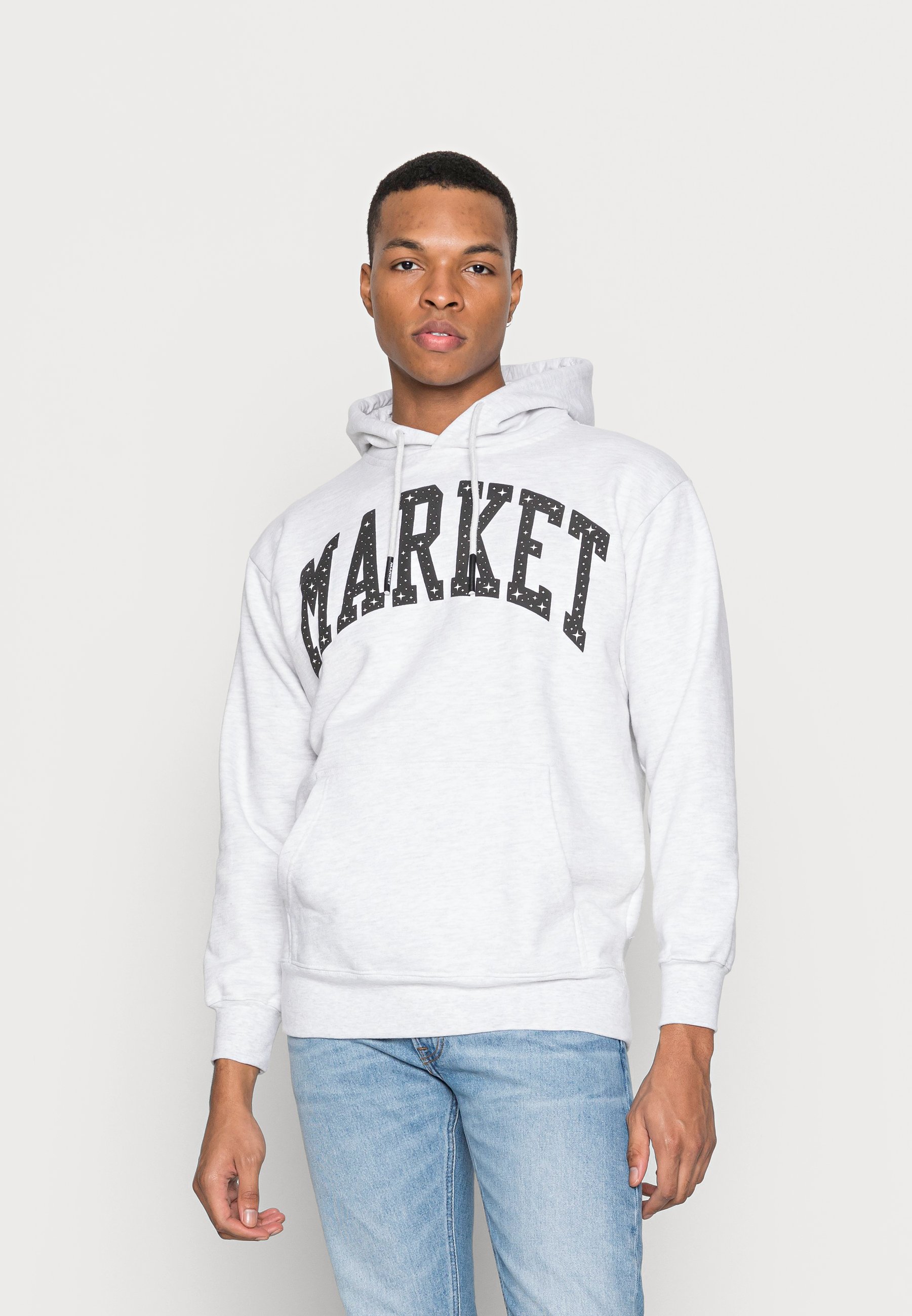 Market MARKET ARC PUFF HOODIE - Sweat à capuche - ash/gris chiné -  ZALANDO.FR