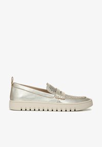 Unselected, gold leather