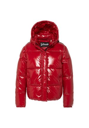 Schott, BLOUSON SHINY À CAPUCHE ENFANT UNISEX - Veste d'hiver - rouge