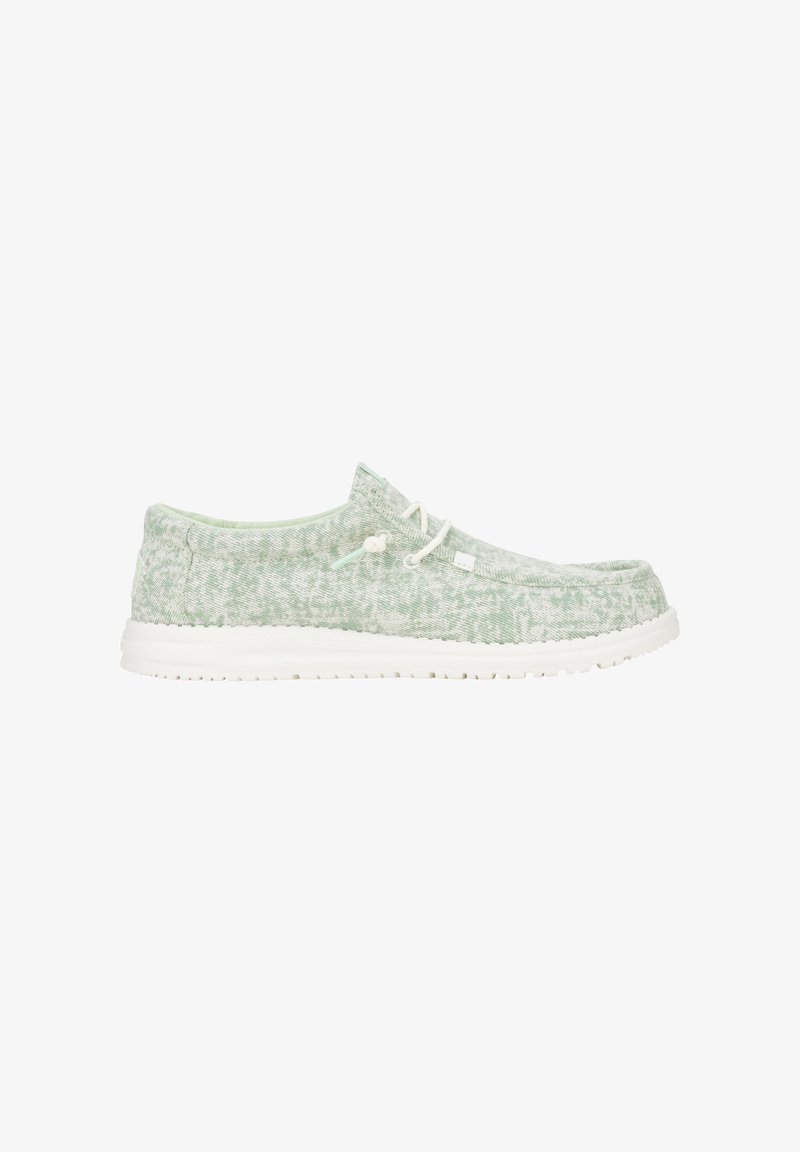 HEYDUDE Wally Surf Wash - Slip-On Schuhe - Stringate - iceberg green
