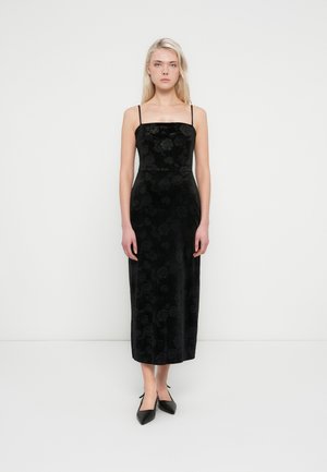 COLUMN MAXI DRESS - Juhlamekko - black