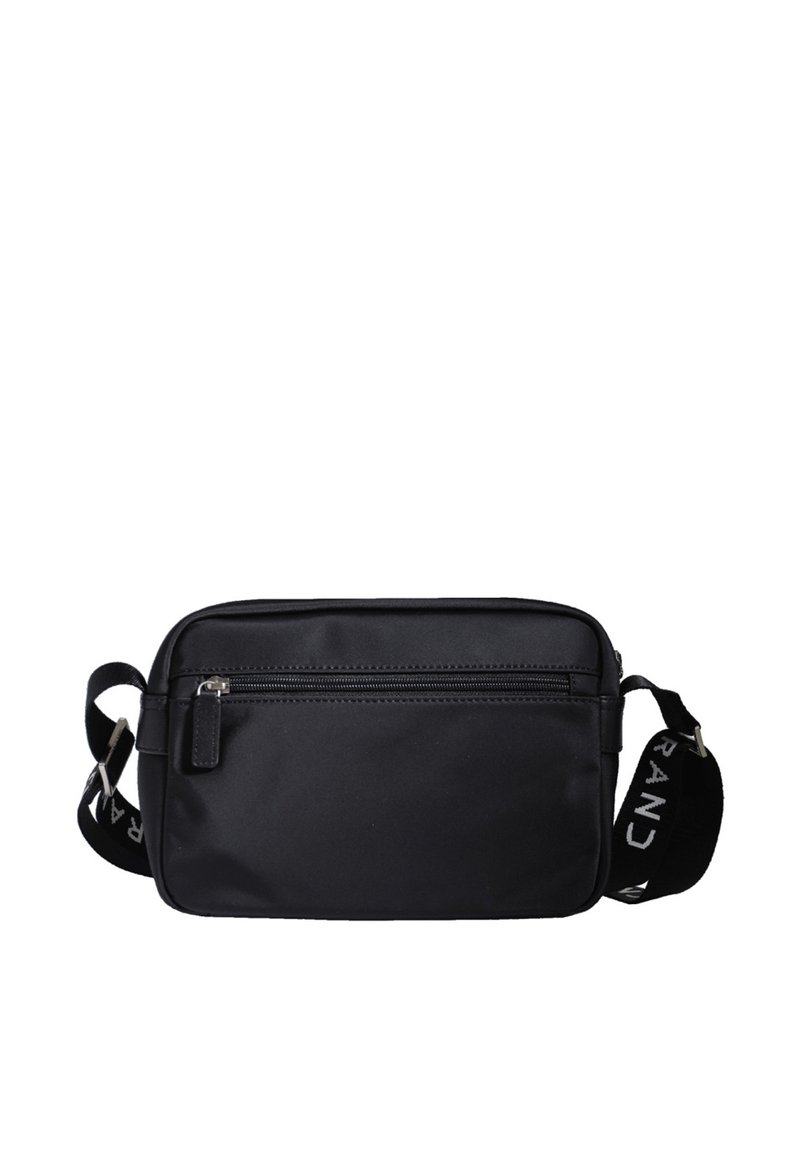 Sacoche Bandoulière Homme Noir - Nylon Et PU, Design Motif Sport | Sac Pratique Quotidien