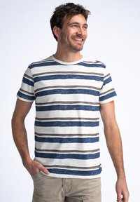 Petrol Industries - Print T-shirt - petrol blue Thumbnail Image 1