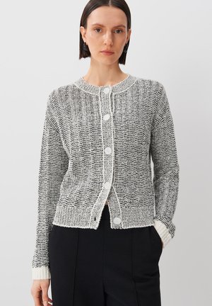 TAURORA - Strickjacke - black