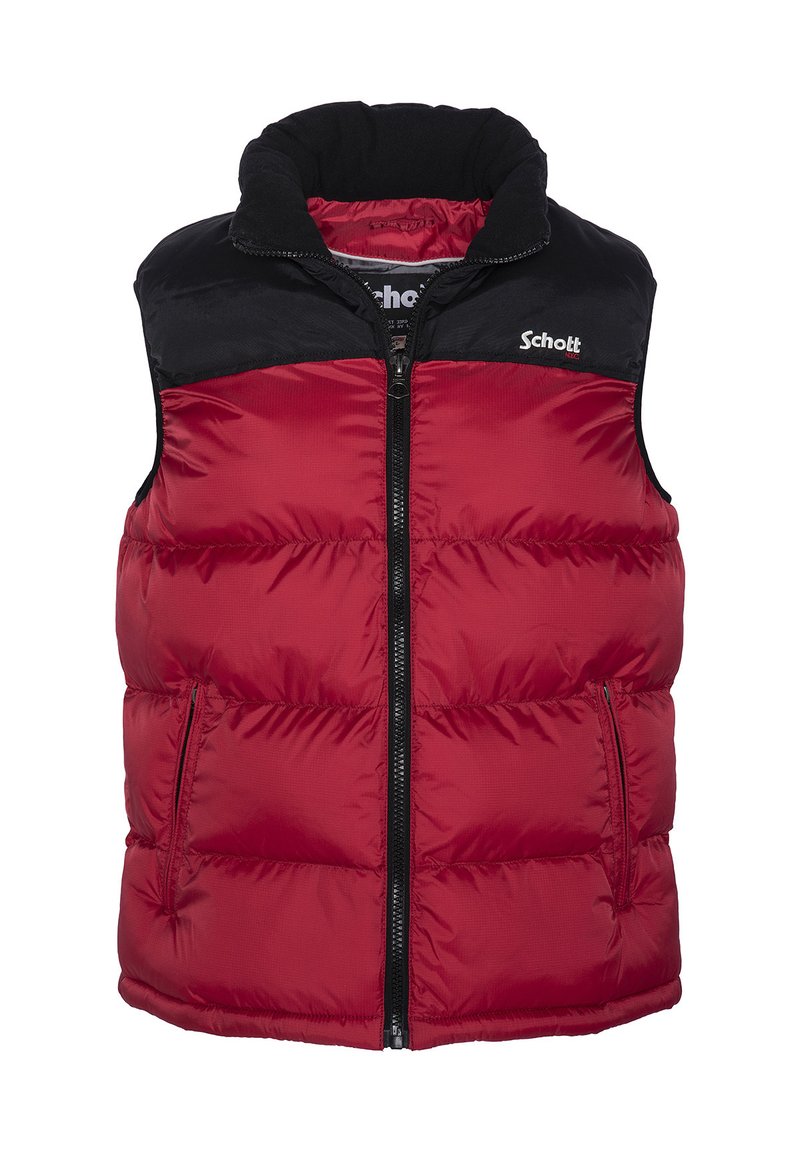 Schott Bodywarmer rood