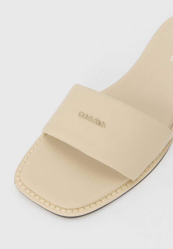 FLAT SANDAL SQUARE - Sandals - stony beige4