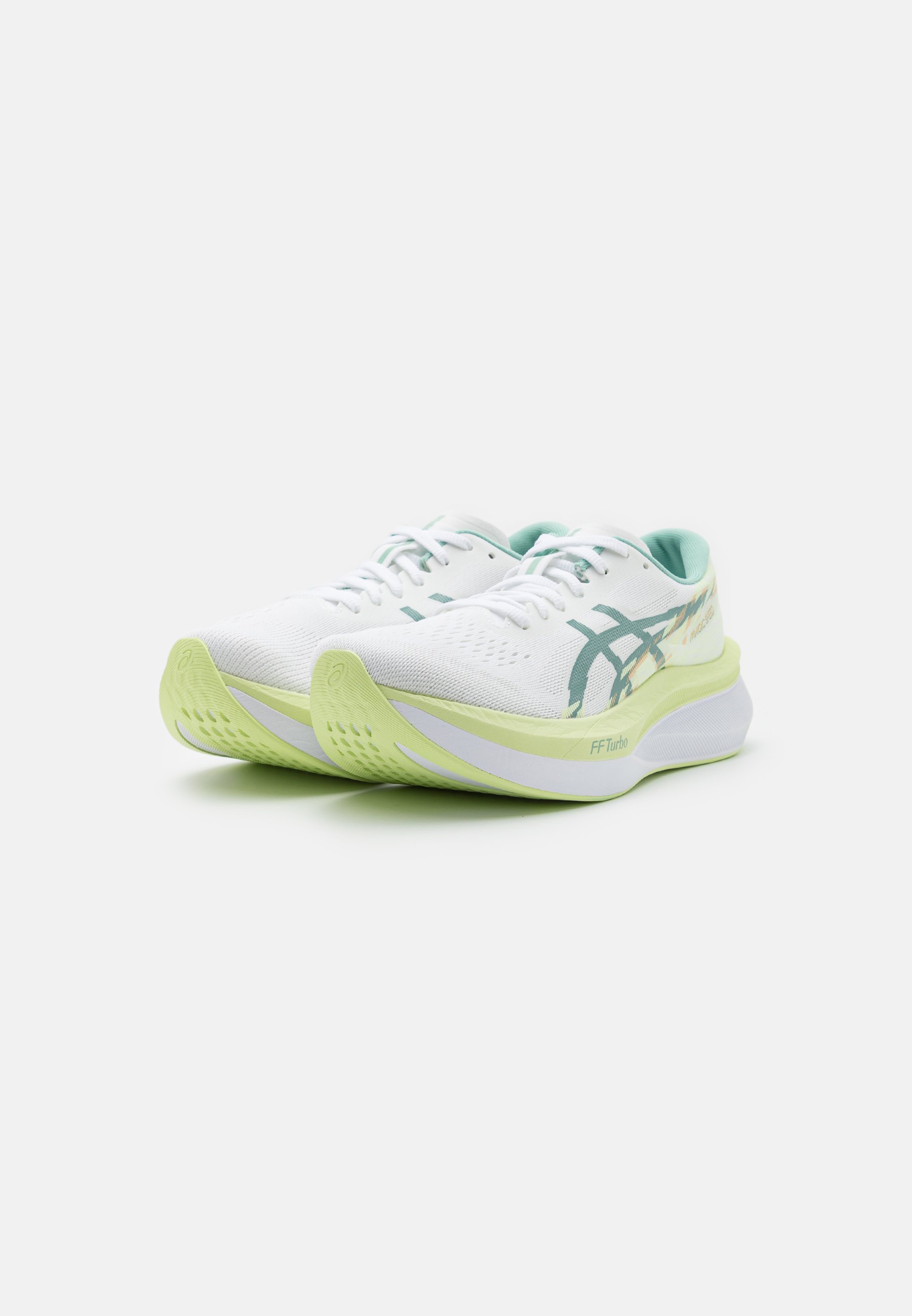 ASICS MAGIC SPEED ホワイト/グリーン ASICS MAGIC SPEED 4 (WOMENS) WHITE/CELADON – Runtrip Store